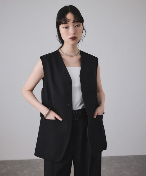 NIKKE GABARDINE GILET（ベスト）｜ADAM ET ROPE'（アダムエロペ