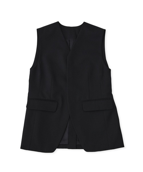 ADAM ET ROPE'（アダムエロペ）の「NIKKE GABARDINE GILET（ベスト・レディース・ブラック/ブラウン・FREE）」の15枚目の写真