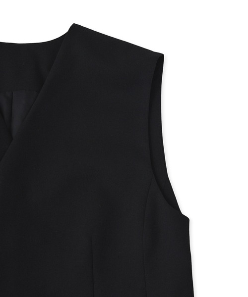 ADAM ET ROPE'（アダムエロペ）の「NIKKE GABARDINE GILET（ベスト・レディース・ブラック/ブラウン・FREE）」の18枚目の写真