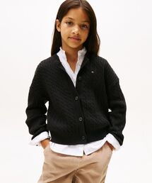 TOMMY HILFIGER | GIRLS ケーブルカーディガン(ニット/セーター)