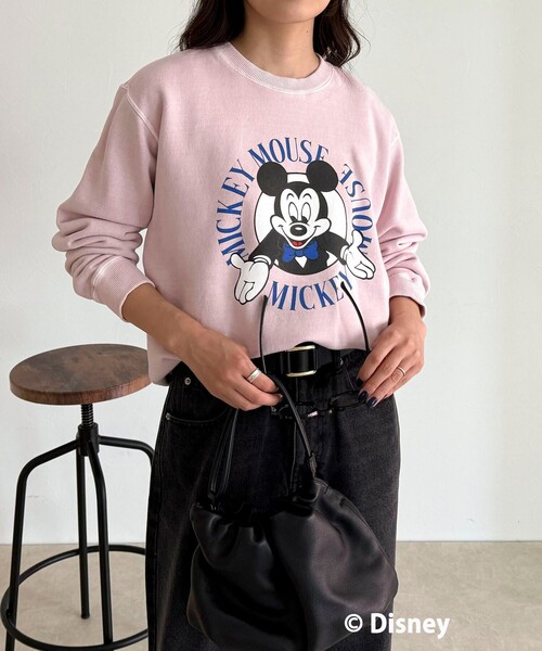 fredy emue（フレディエミュ）の「《別注》【GOOD ROCK SPEED】MICKEY裏毛スウェット（スウェット・レディース・ピンク・38）」の9枚目の写真