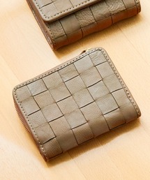 zucchero filato（ズッケロフィラート）の「zucchero ズッケロ 折財布 二つ折り ミニ財布 レディース 本革 コンパクト ブラック 48705cw（財布）」