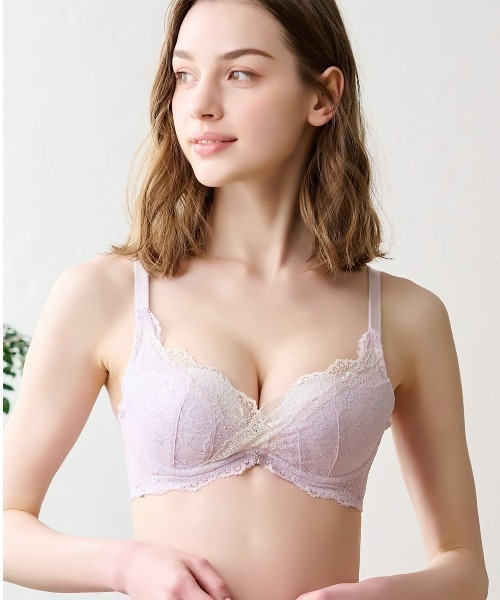 tutuanna（チュチュアンナ）の「[脇肉0ブラ]チュチュアンナ史上最強の着痩せを叶える　レーシーアントレッドブラ（ブラジャー・レディース・ネイビー/ホワイト系その他/ピンク/レッド/ライトグリーン/ブラック×ホワイト/ブラック/グレー/ワイン/ダークグリーン/ホワイト×グレー/グレイッシュブルー/ブラウン/オフホワイト/ラベンダー/オレンジ/エメラルド・A65/A70/A75/B65/B70/B75/C65/C70/C75/C80/D65/D70/D75/D80/E65/E70/E75/E80）」の13枚目の写真