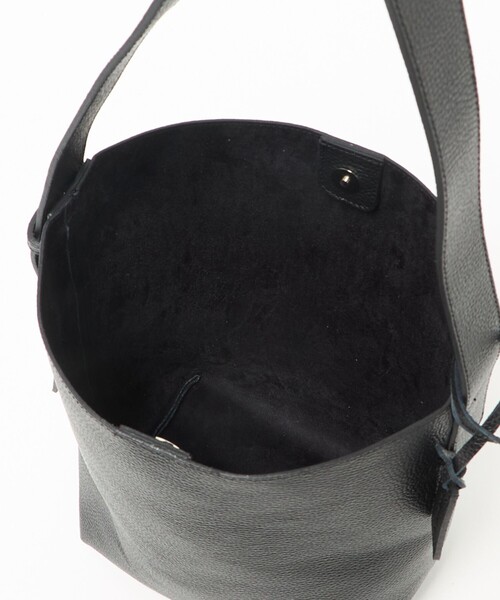 【UNITED ARROWS】トートバッグ　レザー　無地　黒色 レザー トートバッグ（トートバッグ）｜UNITED ARROWS