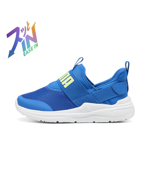 PUMA(プーマ)の「PUMA プーマ キッズ ソフト ワイヤード 2 イーズイン スニーカー 17-21cm(スニーカー・キッズ・ブラック×ホワイト/ブラック×ピンク/ブルー系その他5・19.0cm/18.0cm/20.0cm/21.0cm/17.0cm)」の3枚目の写真