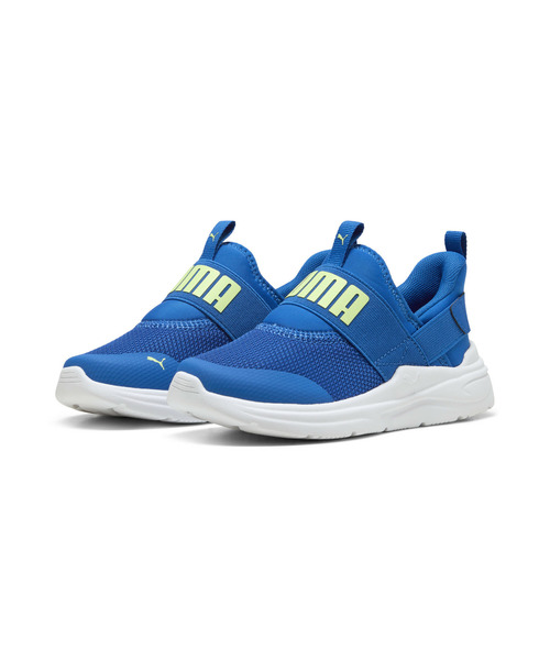 PUMA(プーマ)の「PUMA プーマ キッズ ソフト ワイヤード 2 イーズイン スニーカー 17-21cm(スニーカー・キッズ・ブラック×ホワイト/ブラック×ピンク/ブルー系その他5・19.0cm/18.0cm/20.0cm/21.0cm/17.0cm)」の4枚目の写真