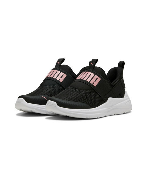 PUMA(プーマ)の「PUMA プーマ キッズ ソフト ワイヤード 2 イーズイン スニーカー 17-21cm(スニーカー・キッズ・ブラック×ホワイト/ブラック×ピンク/ブルー系その他5・19.0cm/18.0cm/20.0cm/21.0cm/17.0cm)」の14枚目の写真