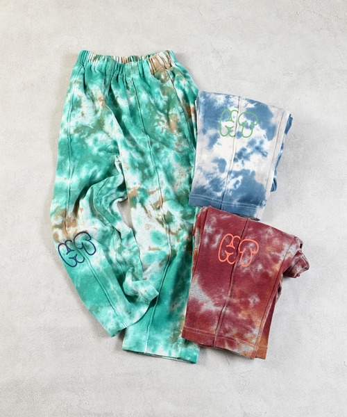 MARKEY'S（マーキーズ）の「タイダイスウェットパンツ（その他パンツ・キッズ・ワインレッド/ブルー/グリーン・130/120/110/100/90/150/140）」の4枚目の写真