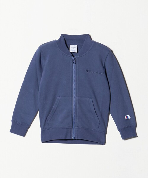 Champion(チャンピオン)の「<Champion>ジップ スウェット カーディガン / キッズ 110cm-130cm(カーディガン/ボレロ・キッズ・ブラック/ロイヤルブルー・110cm/120cm/130cm)」の2枚目の写真