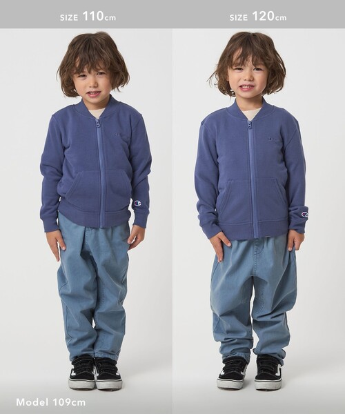 Champion(チャンピオン)の「<Champion>ジップ スウェット カーディガン / キッズ 110cm-130cm(カーディガン/ボレロ・キッズ・ブラック/ロイヤルブルー・110cm/120cm/130cm)」の5枚目の写真