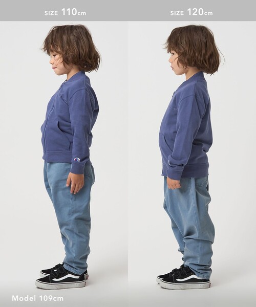 Champion(チャンピオン)の「<Champion>ジップ スウェット カーディガン / キッズ 110cm-130cm(カーディガン/ボレロ・キッズ・ブラック/ロイヤルブルー・110cm/120cm/130cm)」の7枚目の写真