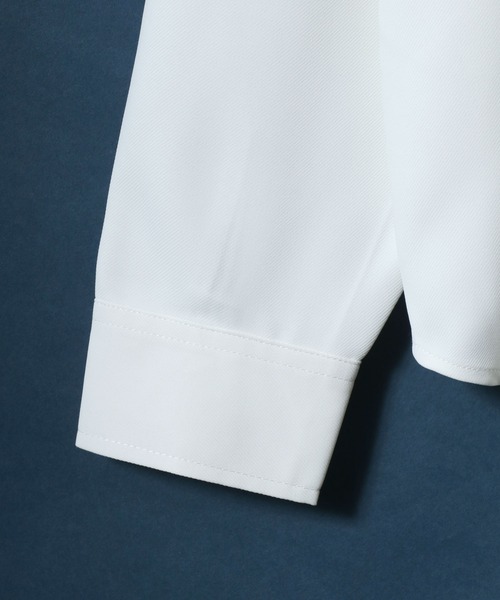 ANPAS（アンパス）の「ANPAS Twill Fabric Oversized Regular Collar Shirt with necktie/別注 ツイル オーバーサイズ ネクタイ付きシャツ レディース メンズ 長袖シャツ レギュラーカラーシャツ（シャツ/ブラウス・メンズ・ダークグリーン/ライトグレー/ホワイト/ベージュ/ブラック/ブルー/ブラウン・M/L）」の14枚目の写真