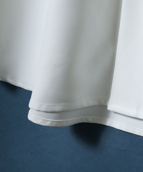 ANPAS（アンパス）の「ANPAS Twill Fabric Oversized Regular Collar Shirt with necktie/別注 ツイル オーバーサイズ ネクタイ付きシャツ レディース メンズ 長袖シャツ レギュラーカラーシャツ（シャツ/ブラウス・メンズ・ダークグリーン/ライトグレー/ホワイト/ベージュ/ブラック/ブルー/ブラウン・M/L）」の15枚目の写真