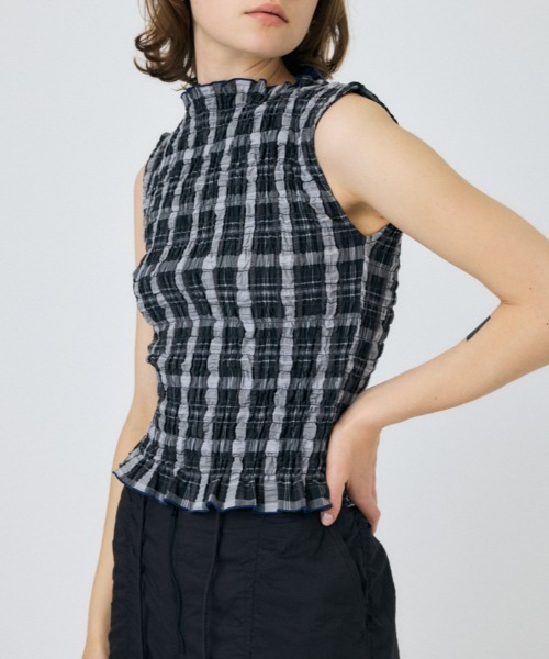 MOUSSY トップス SHIRRING RIBBON シャツ SHIRRING RIBBON シャツ｜マウジーの通販｜&mall（アンドモール