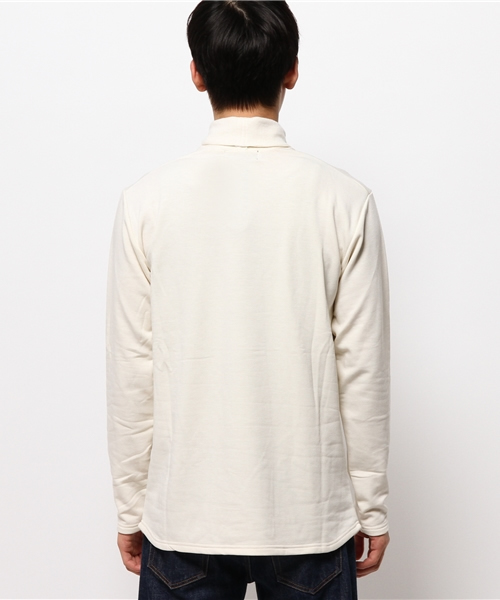 WHO'S WHO gallery（フーズフーギャラリー）の「【GIGGER】タートルネックストレッチカットソー（Tシャツ/カットソー・メンズ・オフホワイト/グレー/ブラック・MEDIUM/LARGE）」の5枚目の写真