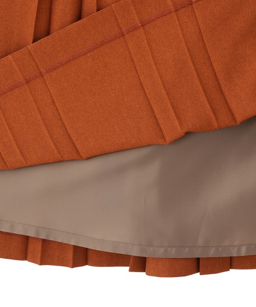 human woman（ヒューマンウーマン）の「◆ボックスプリーツＡラインスカート（スカート・レディース・ブルー/オレンジ系その他・MEDIUM）」の21枚目の写真