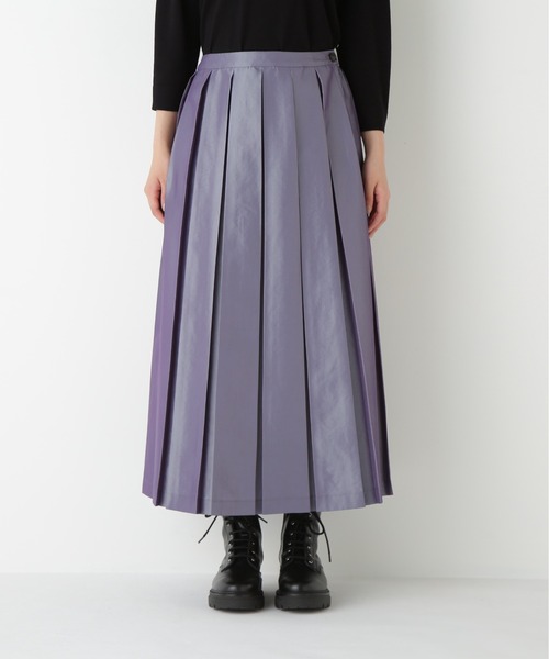 human woman（ヒューマンウーマン）の「◆ボックスプリーツＡラインスカート（スカート・レディース・ブルー/オレンジ系その他・MEDIUM）」の18枚目の写真