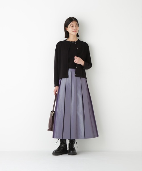 human woman（ヒューマンウーマン）の「◆ボックスプリーツＡラインスカート（スカート・レディース・ブルー/オレンジ系その他・MEDIUM）」の19枚目の写真