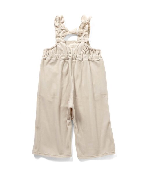 apres les cours(アプレレクール)の「【ジュニア対応】ベロアフリルサロペット(サロペット/オーバーオール・キッズ・ブラック/アイボリー・90/100/110/120/130/140)」の12枚目の写真