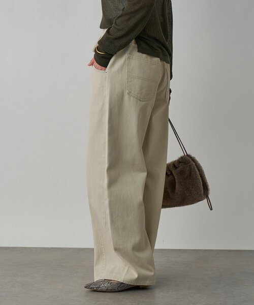 RIVE DROITE(リヴドロワ)の「【キャッチーなデザイン】スウェットドッキングデニム(デニムパンツ・レディース・ブラック/ホワイト系その他・38/36)」の16枚目の写真