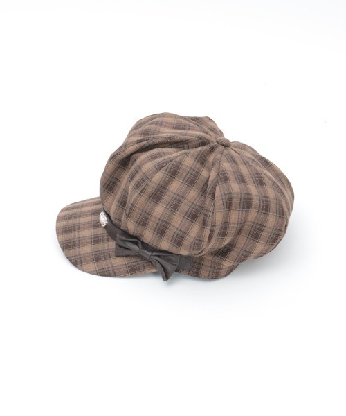 セール】パーツ×リボン付キャスケット（キャスケット）｜axes femme