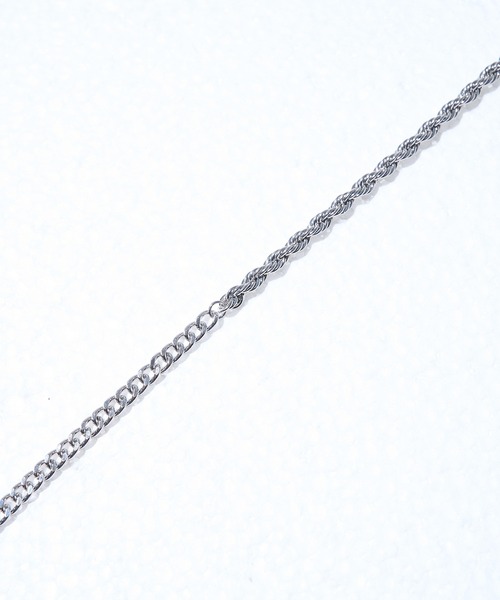 Forte（フォルテ）（フォルテ）の「Fusion Knot Necklace/フュージョンノットネックレス/ギフトにもおすすめ（ネックレス・メンズ・シルバー・FREE）」の5枚目の写真