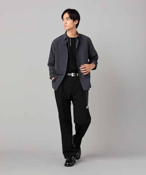 COMME CA MEN(コムサメン)の「37.5(R)テクノロジー ワッシャータスラン レギュラーカラーシャツ(シャツ/ブラウス・メンズ・サックスブルー/チャコールグレー/ホワイト・S/M/L)」の21枚目の写真
