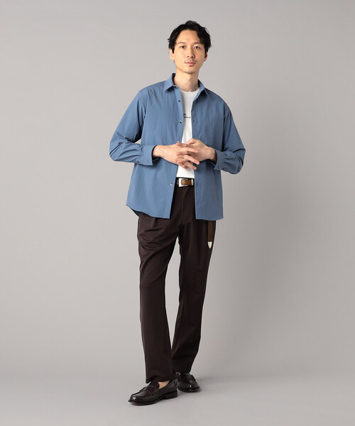 COMME CA MEN(コムサメン)の「37.5(R)テクノロジー ワッシャータスラン レギュラーカラーシャツ(シャツ/ブラウス・メンズ・サックスブルー/チャコールグレー/ホワイト・S/M/L)」の17枚目の写真