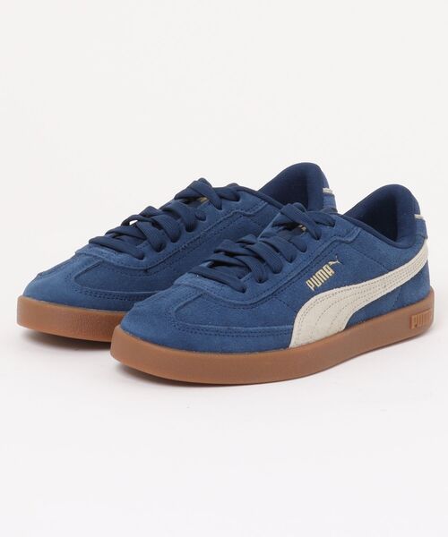PUMA(プーマ)の「PUMA プーマ PUMA CLUB 2 ERA SUEDE レディーススニーカー レザー(プーマクラブ2エラスエード) 400717(スニーカー・レディース・ライトグレー/ブラック/ブルー・22.5cm/23.5cm/24.5cm/23.0cm/24.0cm/25.0cm)」の3枚目の写真