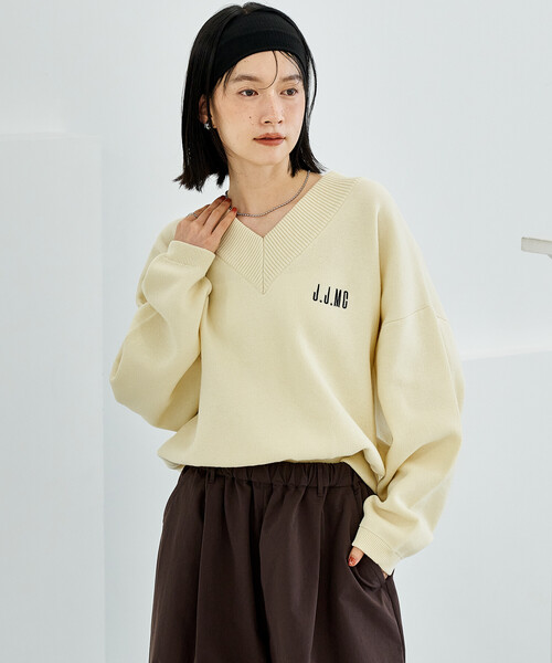 J.J.Mercer × FREAK'S STORE/ジェイジェイマーサー 別注 Vネックプル