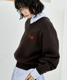 FREAK'S STORE（フリークスストア）の「J.J.Mercer × FREAK'S STORE/ジェイジェイマーサー 別注 Vネックプルオーバー/ スウェットライクニット（ニット/セーター）」