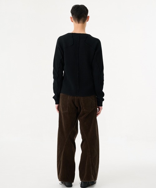 NVRFRGT】3D TWISTED WIDE LEG 5P PANTS(その他パンツ)|NVRFRGT NVRFRGT】3D TWISTED WIDE LEG 5P PANTS(その他パンツ)|NVRFRGT