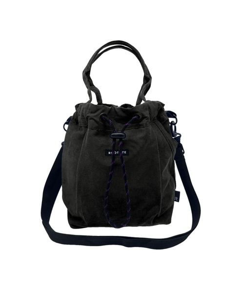 ROOTOTE(ルートート)の「ルートート / SC.サコッシュ.ドローストリング-A(ショルダーバッグ・レディース・ベージュ/タン/ブルー/ブラック・FREE)」の2枚目の写真