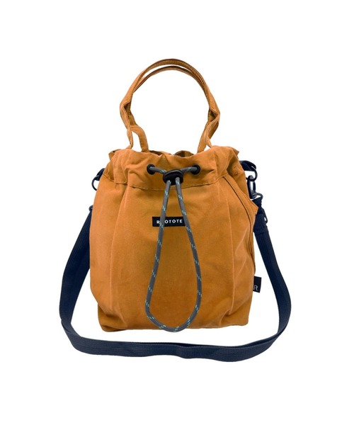 ROOTOTE(ルートート)の「ルートート / SC.サコッシュ.ドローストリング-A(ショルダーバッグ・レディース・ベージュ/タン/ブルー/ブラック・FREE)」の12枚目の写真
