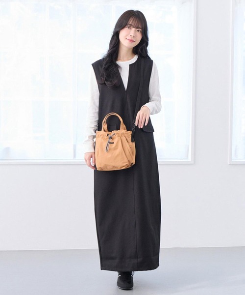 ROOTOTE(ルートート)の「ルートート / SC.サコッシュ.ドローストリング-A(ショルダーバッグ・レディース・ベージュ/タン/ブルー/ブラック・FREE)」の10枚目の写真