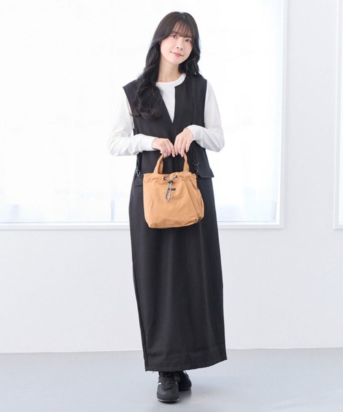 ROOTOTE(ルートート)の「ルートート / SC.サコッシュ.ドローストリング-A(ショルダーバッグ・レディース・ベージュ/タン/ブルー/ブラック・FREE)」の11枚目の写真