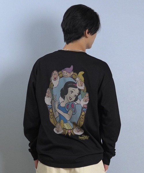 ムラサキスポーツ(ムラサキスポーツ)の「【ムラサキスポーツ限定】DEAR LAUREL/ディアローレル × Disney ディズニー × JM コラボ 長袖 Tシャツ ロンT バックプリント 白雪姫 DL25F-JM2202(Tシャツ/カットソー・メンズ・ブラック/ホワイト・M/L)」の11枚目の写真