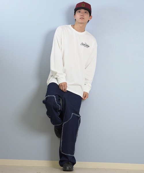 ムラサキスポーツ(ムラサキスポーツ)の「【ムラサキスポーツ限定】DEAR LAUREL/ディアローレル × Disney ディズニー × JM コラボ 長袖 Tシャツ ロンT バックプリント 白雪姫 DL25F-JM2202(Tシャツ/カットソー・メンズ・ブラック/ホワイト・M/L)」の6枚目の写真