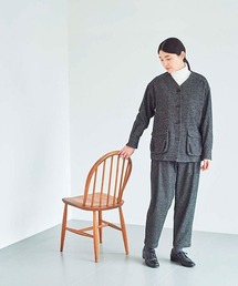 HAU（ハウ）の「Vネックジャケット tweed（その他アウター）」