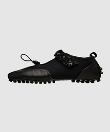 CECILIE BAHNSEN(セシリー バンセン)のSPORTY FLAT MARY JANE WITH FLOWER STRAP(その他シューズ)