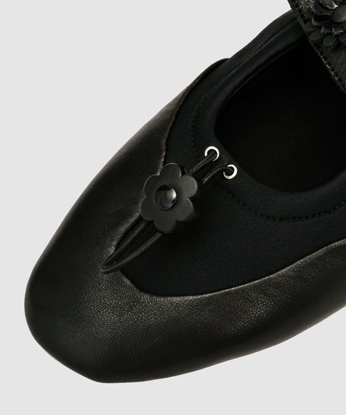SPORTY FLAT MARY JANE WITH FLOWER STRAP（その他シューズ）｜CECILIE