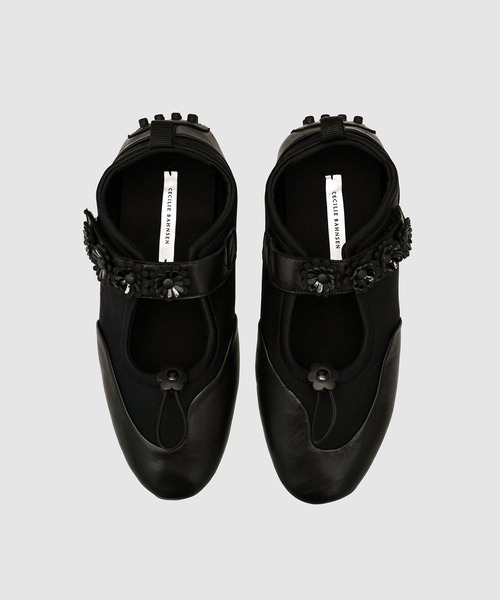 SPORTY FLAT MARY JANE WITH FLOWER STRAP（その他シューズ）｜CECILIE