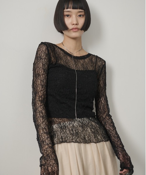 ans dotslovener ロングスリーブトップス ans dotslovener ロングスリーブトップス ans dotsloevner ロング