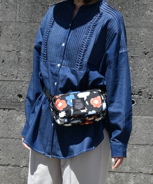 KiU(キウ)の「【KiU and BleuBleuet】KiUフロントポケットミニショルダー(ショルダーバッグ・レディース・その他/その他1/その他2・FREE)」の9枚目の写真