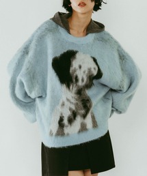 S dalmation knit theredthread ダルメシアン ニット ダルメシアン柄