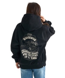 BILLABONG レディース FEELIN FREE BIG LOOS パーカー 【BIG LOOSE】【2025年秋冬モデル】/ビラボンバックロゴ刺繍ルーズフィットプルオーバーパーカー・フーディー