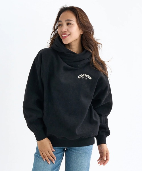 BILLABONG(ビラボン)の「BILLABONG レディース FEELIN FREE BIG LOOS パーカー 【BIG LOOSE】【2025年秋冬モデル】/ビラボンバックロゴ刺繍ルーズフィットプルオーバーパーカー・フーディー(パーカー・レディース・ブラック/ターコイズブルー/ラベンダー/ホワイト・MEDIUM)」の20枚目の写真