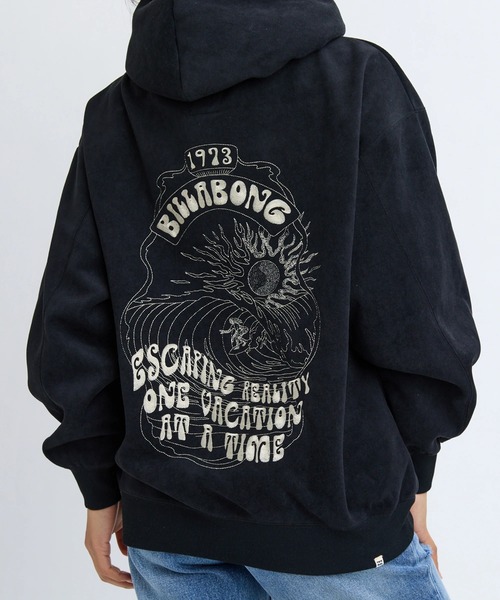 BILLABONG(ビラボン)の「BILLABONG レディース FEELIN FREE BIG LOOS パーカー 【BIG LOOSE】【2025年秋冬モデル】/ビラボンバックロゴ刺繍ルーズフィットプルオーバーパーカー・フーディー(パーカー・レディース・ブラック/ターコイズブルー/ラベンダー/ホワイト・MEDIUM)」の22枚目の写真