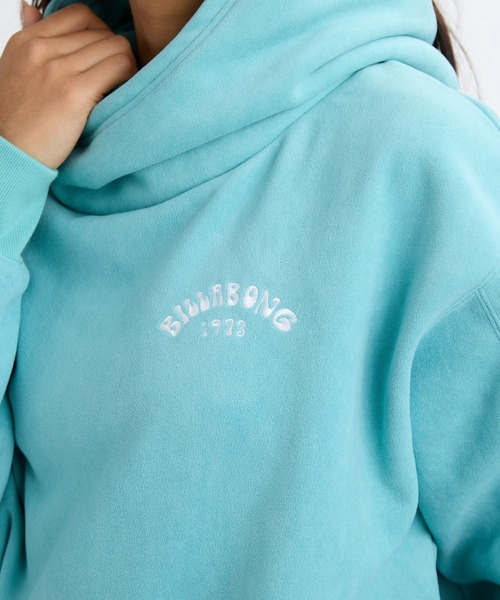 BILLABONG(ビラボン)の「BILLABONG レディース FEELIN FREE BIG LOOS パーカー 【BIG LOOSE】【2025年秋冬モデル】/ビラボンバックロゴ刺繍ルーズフィットプルオーバーパーカー・フーディー(パーカー・レディース・ブラック/ターコイズブルー/ラベンダー/ホワイト・MEDIUM)」の6枚目の写真