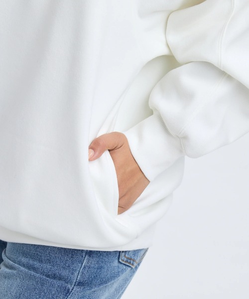 BILLABONG(ビラボン)の「BILLABONG レディース FEELIN FREE BIG LOOS パーカー 【BIG LOOSE】【2025年秋冬モデル】/ビラボンバックロゴ刺繍ルーズフィットプルオーバーパーカー・フーディー(パーカー・レディース・ブラック/ターコイズブルー/ラベンダー/ホワイト・MEDIUM)」の15枚目の写真